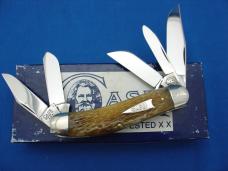 Case Classic 65039 Antique Green Bone Handle Sowbelly Knife 1 of 200