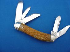 Case Classic 65039 Antique Green Bone Handle Sowbelly Knife 1 of 200