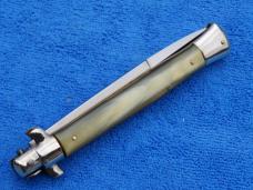 1950's- 11" Latama Picklock Switchblade Stiletto knife horn/bayonet 