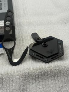 Benchmade 10 Blk Strap Cutter Long Rescue Hook Prototype NIB Made In USA