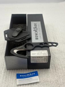 Benchmade 10 Blk Strap Cutter Long Rescue Hook Prototype NIB Made In USA
