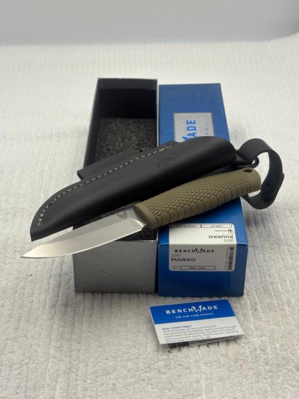 Benchmade 200 Puukko Full Tang Fixed Blade Knife New In Box Made In USA