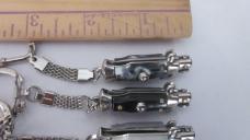 Group of 6 minature stiletto keychains
