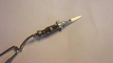Vintage Italian stag stiletto key chain