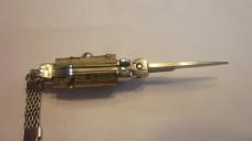 Vintage Italian stag stiletto key chain