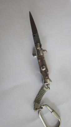 Vintage Italian stag stiletto key chain