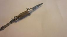 Vintage Italian stag stiletto key chain