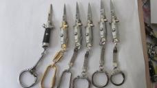 Group of 6 minature stiletto keychains