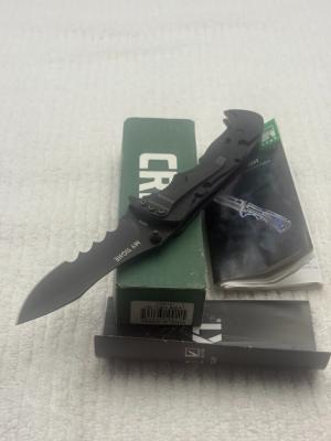 CRKT MY Tighe 1091K Black Assist Open Manual Pocket Knife