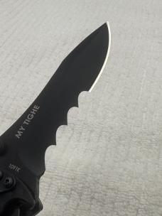 CRKT MY Tighe 1091K Black Assist Open Manual Pocket Knife