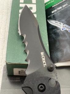 CRKT MY Tighe 1091K Black Assist Open Manual Pocket Knife