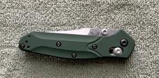 BENCHMADE 945 Green Aluminum Handle Mini Osborne Plain S30V Blade Knife NIB