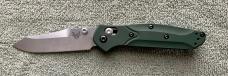 BENCHMADE 945 Green Aluminum Handle Mini Osborne Plain S30V Blade Knife NIB