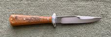 Vintage Custom 1976 Norm Levine Dragon Knives Boot Knife Letter Opener  Scrimmed