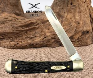 Camillus CM721 Trapper Single Blade Folding Pocket Knife Trapper Modified (31)