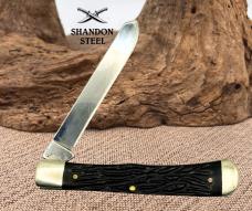 Camillus CM721 Trapper Single Blade Folding Pocket Knife Trapper Modified (31)