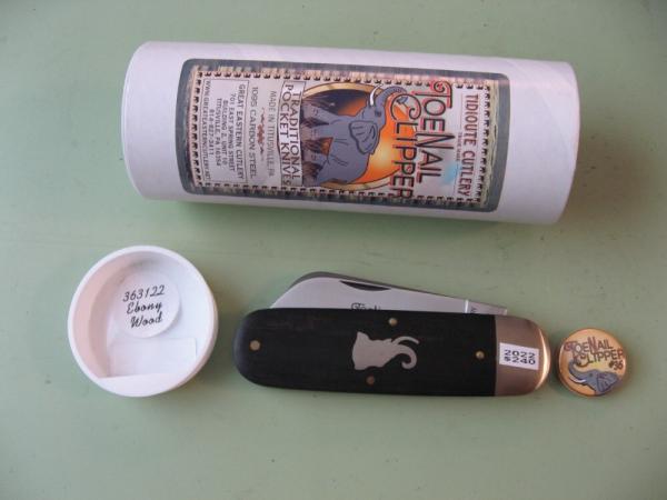 GEC 363122 TIDIOUTE TOE NAIL CLIPPER EBONY WOOD