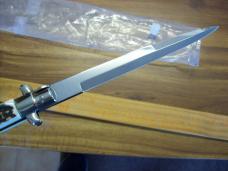 Falcon Italy Large 13 Incher Manual Lockback Bayo UNUSED W/Genuine Stag/Antler Handles!