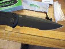 Rare Bradley Cutlery Large Alias 1 Automatic W/Safety # 17900SBK S30V UNUSED W/Box Papers Pouch!