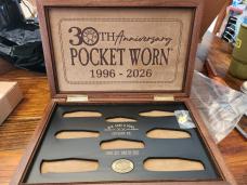 Case 30th Anniversary Pocket Worn Mahogany Bone Corn Cob Jig Set #168 of 350 Produced