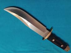 VINTAGE MIB RG46 RIGID BEAR PAW STAINLESS JAPAN FIXED BLADE HUNTING SKINNING BOWIE KNIVES SHEATH
