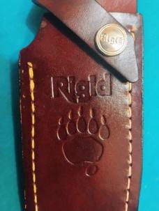 VINTAGE MIB RG46 RIGID BEAR PAW STAINLESS JAPAN FIXED BLADE HUNTING SKINNING BOWIE KNIVES SHEATH