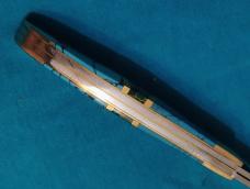 VINTAGE CUSTOM SCHRADE USA 227 UNCLE HENRY TRAPPER FOLDING POCKET KNIFE KNIVES OLD TURQUOISE GREEN