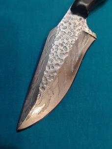 VINTAGE CUSTOM HANDMADE HUNTING SKINNING SURVIVAL FIXED BLADE SHEATH KNIFE KNIVES OLD