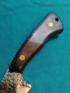 VINTAGE CUSTOM HANDMADE HUNTING SKINNING SURVIVAL FIXED BLADE SHEATH KNIFE KNIVES OLD