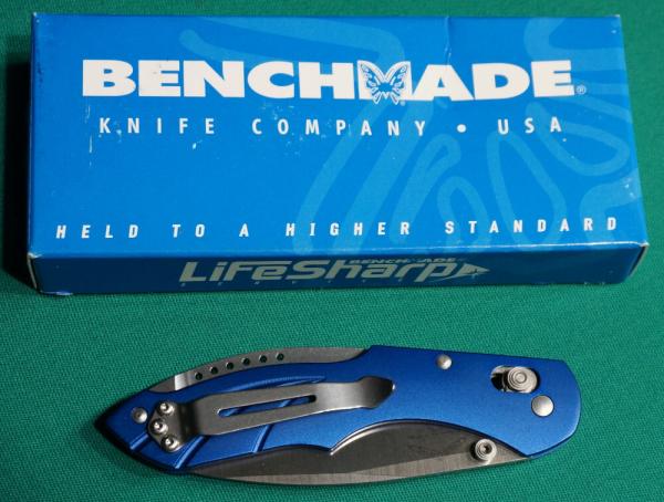 VINTAGE BENCHMADE BM-921 SWITCHBACK AS NEW WITH ORIGINAL BOX