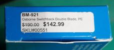 VINTAGE BENCHMADE BM-921 SWITCHBACK AS NEW WITH ORIGINAL BOX