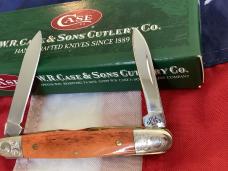 Case xx 2006 Eisenhower Knife Mdl# 06263 SS w/ Super Chestnut Handles w/ scrolled bolsters -NOS