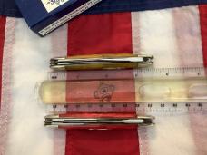 1992 & 1994 Case Classic Whittlers (Mdl# 63083) w/ Yellow & Orange Bone Handles -NOS