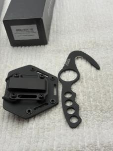 Benchmade 10 Blk Strap Cutter Long Rescue Hook Prototype NIB Made In USA