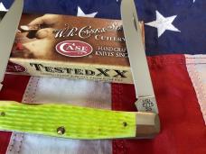 Case xx 2000 Moose Knife (MDL# 6275) w/ Brilliant Lime Green Bone Handles -NOS in Orig 