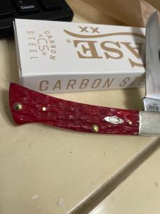 Case Axe Handle CS red bone NIB