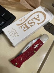 Case Axe Handle CS red bone NIB