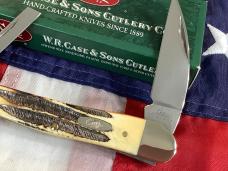 2002 Case xx Whittler Knife (MDL# 6.5355 SS) w/ Sweet Bone Stag Handles -NOS & M/NM