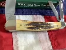 2002 Case xx Whittler Knife (MDL# 6.5355 SS) w/ Sweet Bone Stag Handles -NOS & M/NM