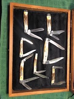 Case XX Pocket Knives Collector's Set 75th Anniversary 1905-1980 NOS Never Used