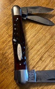 CASE XX WHITTLERWIT "CHERRY RED BONE HANDLES"