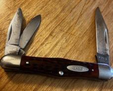 CASE XX WHITTLERWIT "CHERRY RED BONE HANDLES"