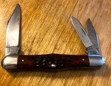 CASE XX WHITTLERWIT "CHERRY RED BONE HANDLES"