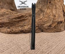 Sog SogZilla Folding Knife SP-01 Lockback Stainless Blade Black Handle (33)