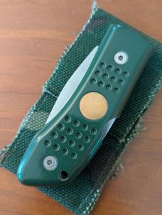 NOS MCM ITALY MADE FLUSH BUTTON AUTOMATIC KNIFE 