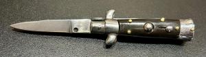 Vintage 12cm Italian Stiletto Buffalo Scales Swedge Blade