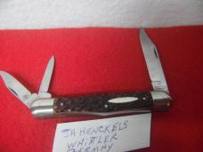 J A HENCKELS GERMAN WHITTLER AS FOUND UNUSED VERY NEAR MINT YEAR UNKNOWN