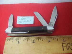 FROST FLYING FALCON STOCKMAN AS FOUND LITTLE IF ANY USEAGE VERY NEAR MINT YEAR UNKNOWN