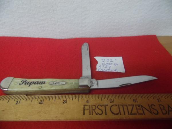 2021 PAWPAW CASE XX 6254 BONE AS FOUND PRE-OWNED UNUSED GREAT GIFT IDEA 