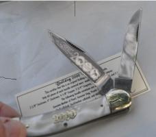 Bulldog Anno Domini 4" Copperhead Cracked Ice Mint Box Papers  Mirror Polished Solingen Germany